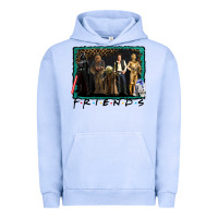 Pigment Grape Ice friends movie characters Urban Hoodie - AdoDesignShop