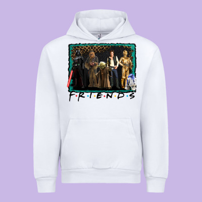 Friends Movie Characters Urban Hoodie Designed By Adodesignshop