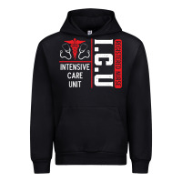 Black ICU Registered Nurse Medical Intensive Care Unit Urban Hoodie - longCreatives