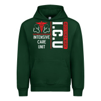 Forest Green ICU Registered Nurse Medical Intensive Care Unit Urban Hoodie - longCreatives