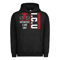 Pigment Black ICU Registered Nurse Medical Intensive Care Unit Urban Hoodie - longCreatives
