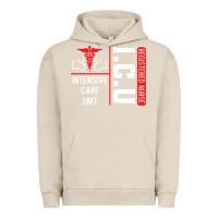 Pigment French Oak ICU Registered Nurse Medical Intensive Care Unit Urban Hoodie - longCreatives