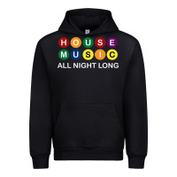Black House Music All Night Long Ravers Urban Hoodie - longCreatives