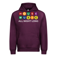 House Music All Night Long Ravers Urban Hoodie | Teevron