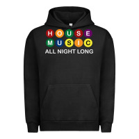 Pigment Black House Music All Night Long Ravers Urban Hoodie - longCreatives