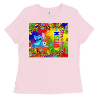 Autism Awareness With Stitch Tumbler Ladies Tee | Teevron