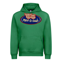 Emerald Moo and Oink Chicago Urban Hoodie - longCreatives