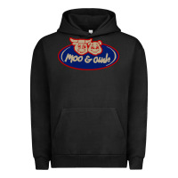 Pigment Black Moo and Oink Chicago Urban Hoodie - longCreatives