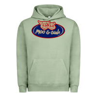 Pigment Oil Green Moo and Oink Chicago Urban Hoodie - longCreatives