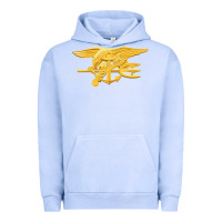 Pigment Grape Ice Navy Seals badge Urban Hoodie - longCreatives