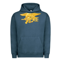 Pigment Midnight Navy Navy Seals badge Urban Hoodie - longCreatives