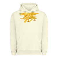 Pigment Pistachio Navy Seals badge Urban Hoodie - longCreatives