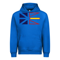 Cobalt Newfoundland and Labrador Flag - 3 Color Urban Hoodie - longCreatives