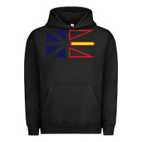 Pigment Black Newfoundland and Labrador Flag - 3 Color Urban Hoodie - longCreatives
