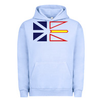 Pigment Grape Ice Newfoundland and Labrador Flag - 3 Color Urban Hoodie - longCreatives