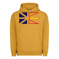 Pigment Peanut Butter Newfoundland and Labrador Flag - 3 Color Urban Hoodie - longCreatives