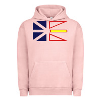 Pigment Salmon Newfoundland and Labrador Flag - 3 Color Urban Hoodie - longCreatives