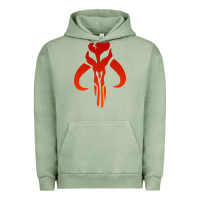 Pigment Oil Green Mando Mythosaur Skull Sticker Urban Hoodie - longCreatives