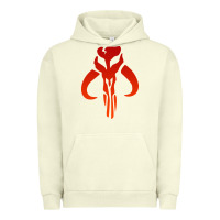 Pigment Pistachio Mando Mythosaur Skull Sticker Urban Hoodie - longCreatives