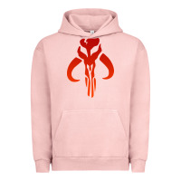 Pigment Salmon Mando Mythosaur Skull Sticker Urban Hoodie - longCreatives
