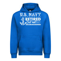 Cobalt US Navy Retired Shirt Urban Hoodie - longCreatives