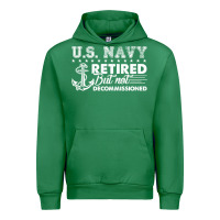 Emerald US Navy Retired Shirt Urban Hoodie - longCreatives