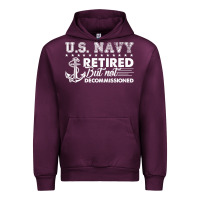 Mauve Wine US Navy Retired Shirt Urban Hoodie - longCreatives