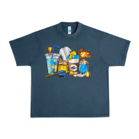 Midnight Navy Softball coffee cups Urban Heavy Tee - HowdyJamesFarm