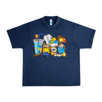 Navy Softball coffee cups Urban Heavy Tee - HowdyJamesFarm