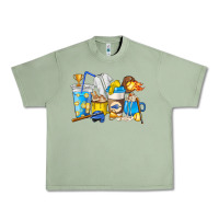 Oil Green Softball coffee cups Urban Heavy Tee - HowdyJamesFarm