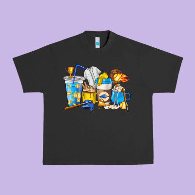Softball Coffee Cups Urban Heavy Tee Designed By Howdyjamesfarm