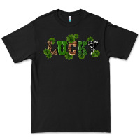 Black st patricks day lucky shamrock Premium Tee - RanaPortraitStore