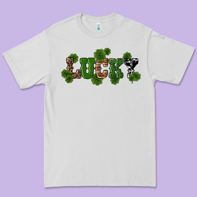 St Patricks Day Lucky Shamrock Premium Tee Designed By Ranaportraitstore