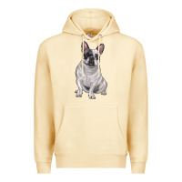 Pina Colada white black french bulldog Premium Hoodie - LillyAllenDesigns