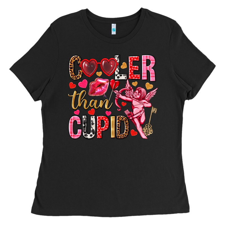 Cooler Than Cupid Valentine's Day Ladies Tee by HowdyJamesFarm | Teevron