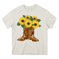 Cream cowgirl boots Heavy Core Tee - Bettercallsaul