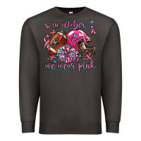 Smoke in october we wear pink football Premium Sweatshirt - AdoDesignShop