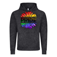 Vintage Black hippie pride sunflowers Vintage Hoodie - OliviaCreatesArt