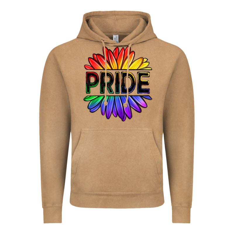 Hippie Pride Sunflowers Vintage Hoodie by OliviaCreatesArt | Teevron