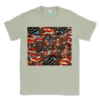 Matcha American flag leopard tumbler Classic Tee - HowdyJamesFarm