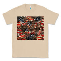 Mushroom American flag leopard tumbler Classic Tee - HowdyJamesFarm