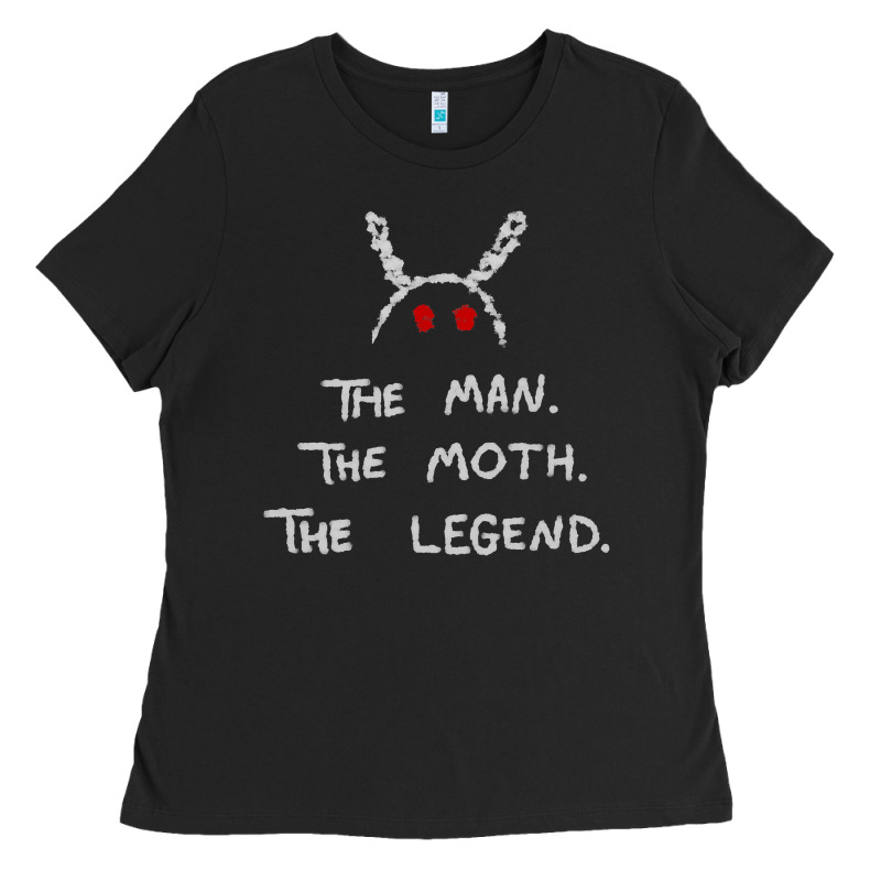 The Man The Moth The Legend Mothman Ladies Tee by longCreatives | Teevron