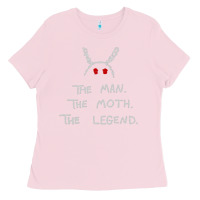 Bubblegum Pink The Man The Moth The Legend Mothman Ladies Tee - longCreatives
