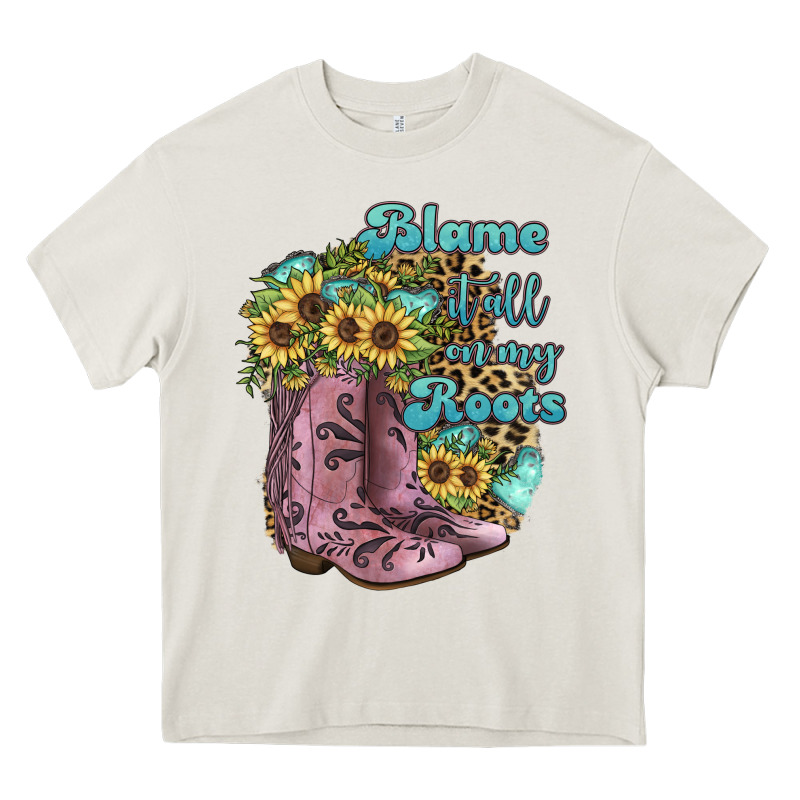 Blame It All On My Roots Heavy Core Tee by JahusDesignShop | Teevron