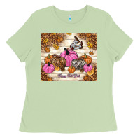 Matcha happy fall y'all cowgirl Ladies Tee - TumblerDesignByShophia