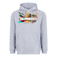 Heather Grey preview teachers name Heavyweight Hoodie - AdoDesignShop