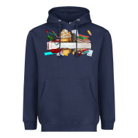 Navy preview teachers name Heavyweight Hoodie - AdoDesignShop