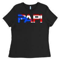Papi Puerto Rico Flag Ladies Tee | Teevron
