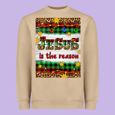 Christmas Jesus Is The Reason Heavyweight Sweatshirt Designed By Artiststas