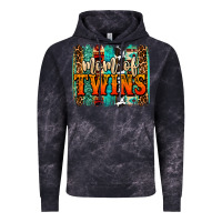 Cloud Black mom of twins western brushstroke Vintage Hoodie - OliviaCreatesArt